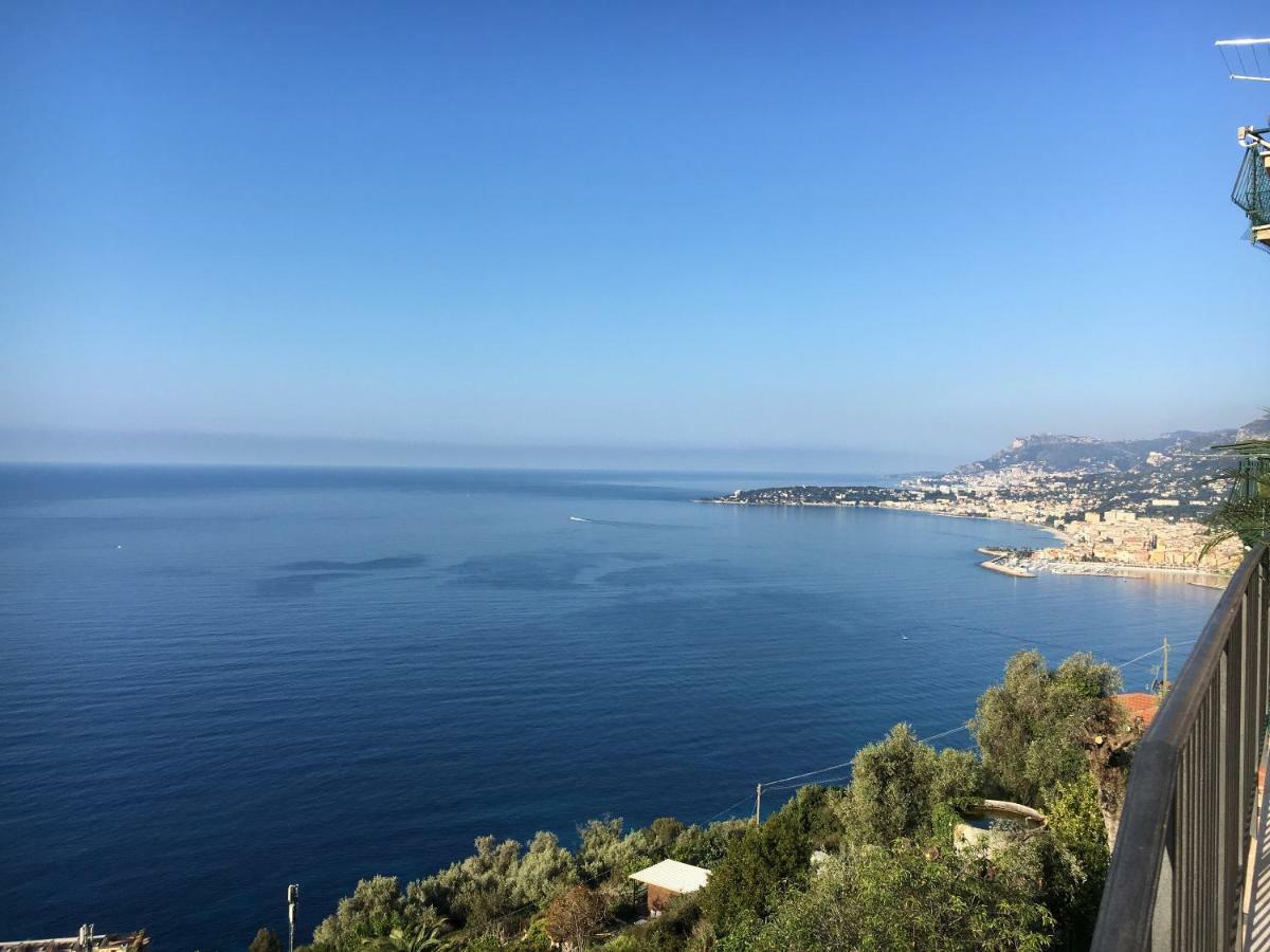 House In Grimaldi. Spectacular View Over The French Riviera! Grimaldi (Liguria) Exterior foto